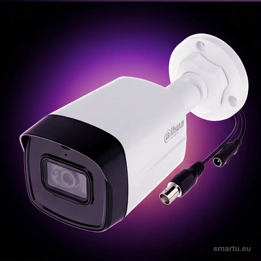 Kamera Dahua HAC-HFW1800TL-A 4w1 8MP 4K, IR 80 m, mikrofon, IP67, tubowa, 3.6 mm Kamera Dahua HAC-HFW1800TL-A 4w1 8MP 4K, IR 80 m, mikrofon, IP67, tubowa, 3.6 mm