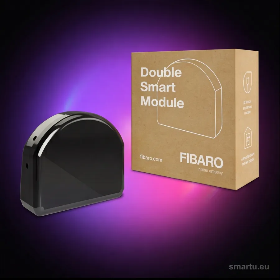 FIBARO Double Smart Module FGS-224 podwójny przekaźnik bezpotencjałowy Z-Wave FIBARO Double Smart Module FGS-224 podwójny przekaźnik bezpotencjałowy Z-Wave