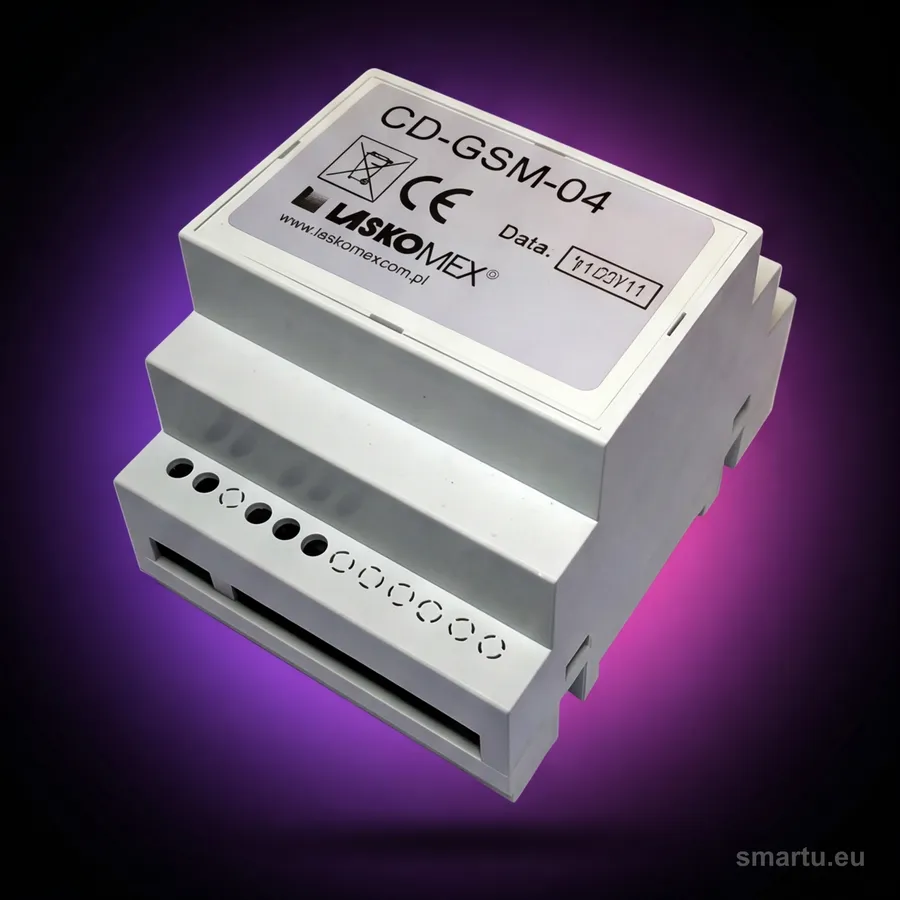 Moduł GSM Laskomex CD-GSM-04 do domofonów cyfrowych, przekierowanie połączeń, 2 przekaźniki Moduł GSM Laskomex CD-GSM-04 do domofonów cyfrowych, przekierowanie połączeń, 2 przekaźniki