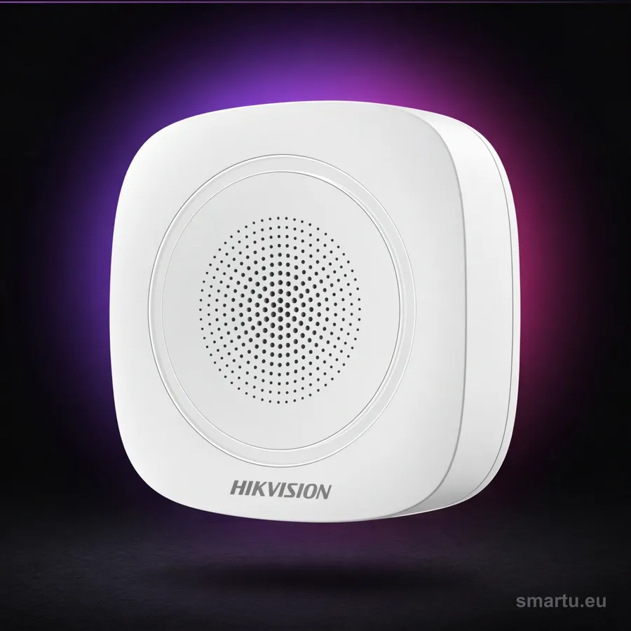 Hikvision DS-PS1-I-WE/RED sygnalizator wewnętrzny bezprzewodowy AX PRO 868 MHz 110 dB Hikvision DS-PS1-I-WE/RED sygnalizator wewnętrzny bezprzewodowy AX PRO 868 MHz 110 dB