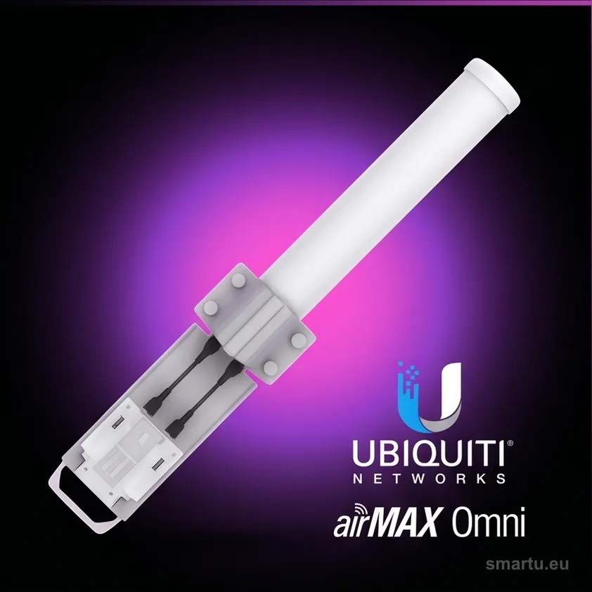 Ubiquiti AMO-5G13 antena dookólna airMAX 5 GHz 13 dBi, 2×2 MIMO, dual-pol, montaż Rocket Ubiquiti AMO-5G13 antena dookólna airMAX 5 GHz 13 dBi, 2×2 MIMO, dual-pol, montaż Rocket