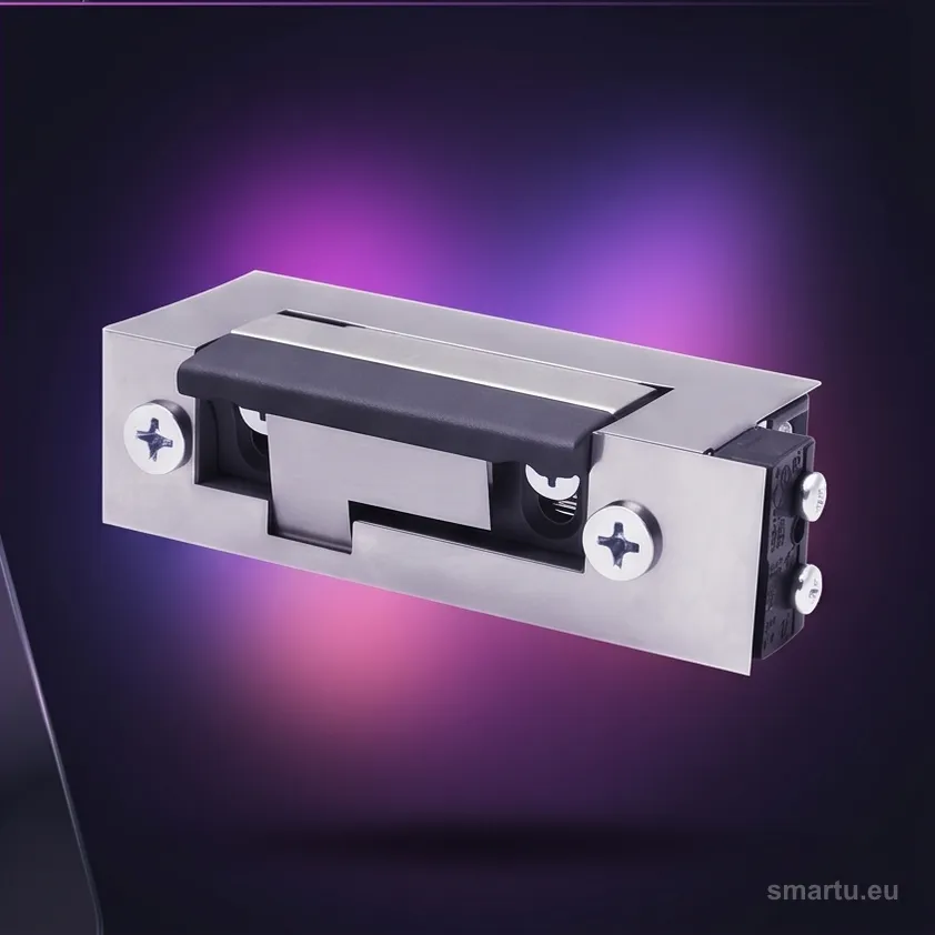 Elektrozaczep BIRA symetryczny ES1-001-KZ 12V AC/DC z kontrolą zamknięcia Elektrozaczep BIRA symetryczny ES1-001-KZ 12V AC/DC z kontrolą zamknięcia