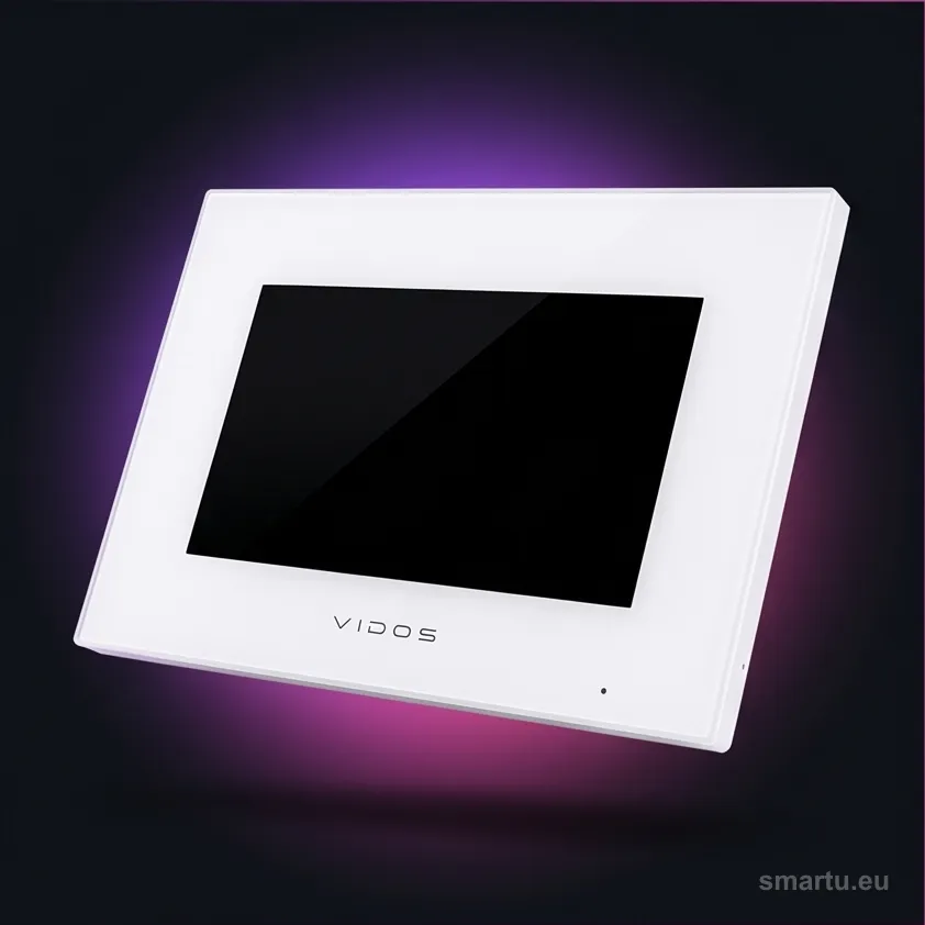 VIDOS X M10W-X monitor wideodomofonu 7 cali WiFi dotykowy LCD 1024×600 mikroSD aplikacja mobilna biały VIDOS X M10W-X monitor wideodomofonu 7 cali WiFi dotykowy LCD 1024×600 mikroSD aplikacja mobilna biały