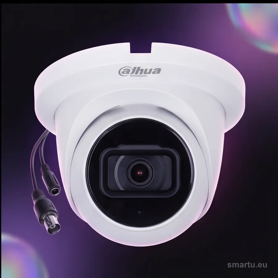 Dahua HAC-HDW1231TLMQ-A-0280B kamera kopułkowa 4w1 2MP Starlight, obiektyw 2.8mm, IR 30m, mikrofon