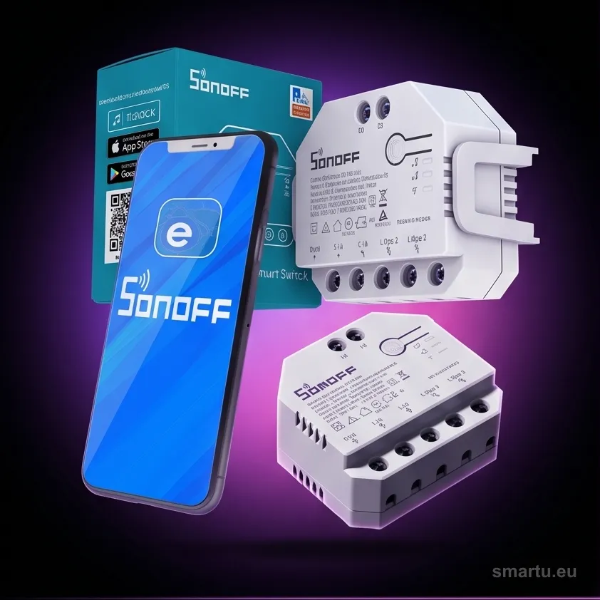 SONOFF sterownik 2-kanałowy roletowy 10A WiFi DUAL R3 SONOFF sterownik 2-kanałowy roletowy 10A WiFi DUAL R3
