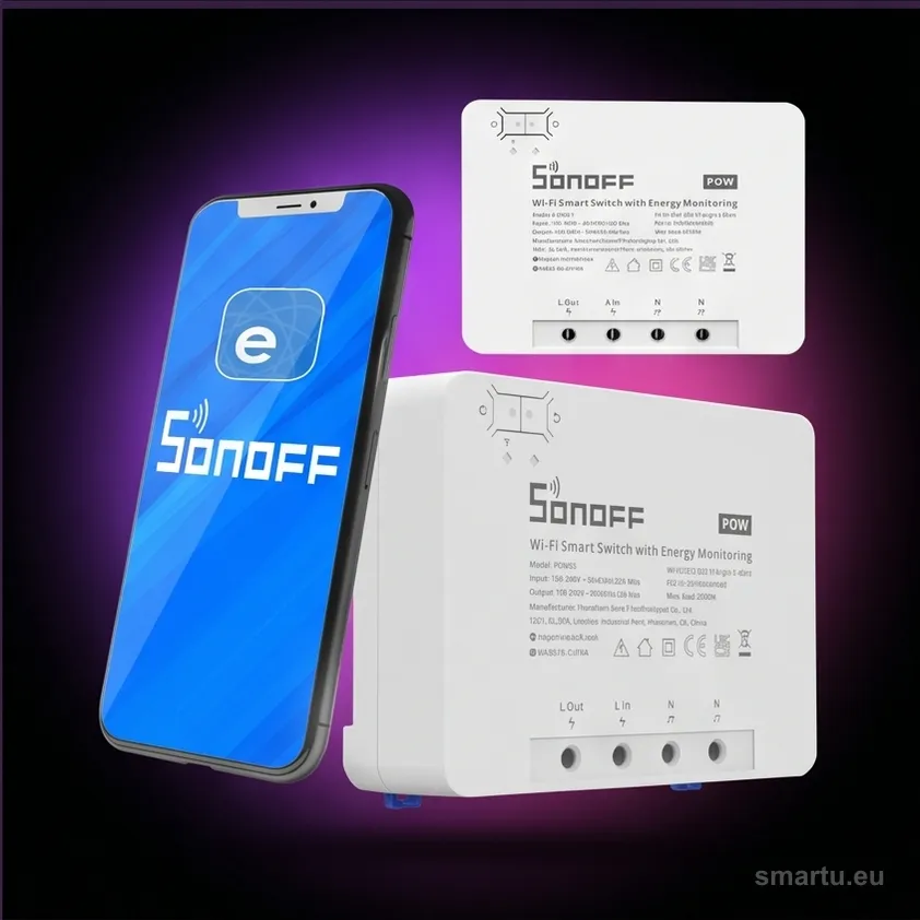 SONOFF sterownik 1-kanałowy 25A WiFi POWR3 SONOFF sterownik 1-kanałowy 25A WiFi POWR3