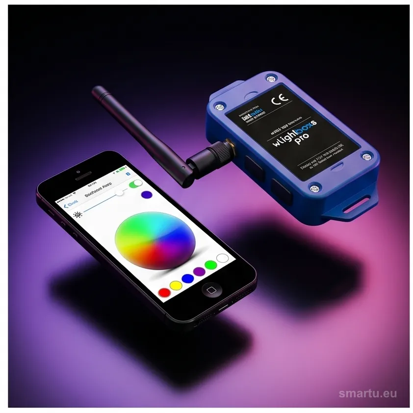 Moduł oświetelniowy wlightboxs pro z zewnętrzną anteną Blebox Moduł oświetelniowy wlightboxs pro z zewnętrzną anteną Blebox