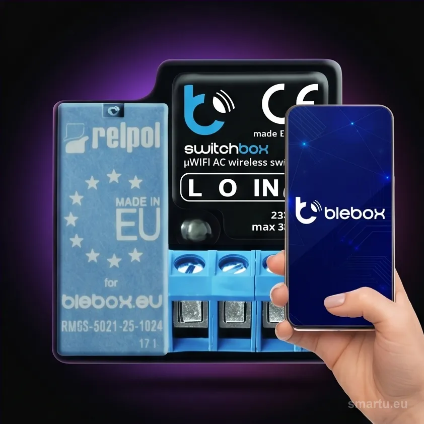 Moduł przekaźnikowy switchbox v3 Blebox Moduł przekaźnikowy switchbox v3 Blebox