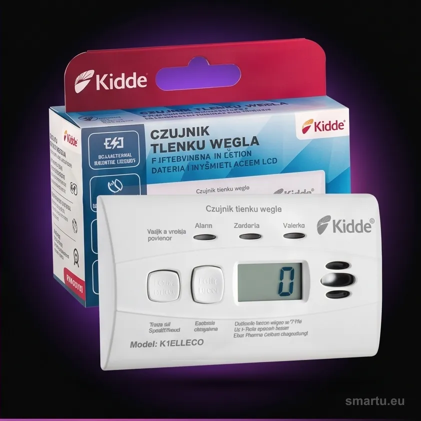 Czujnik czadu z wyświetlaczem Kidde K10LLDCO Czujnik czadu z wyświetlaczem Kidde K10LLDCO