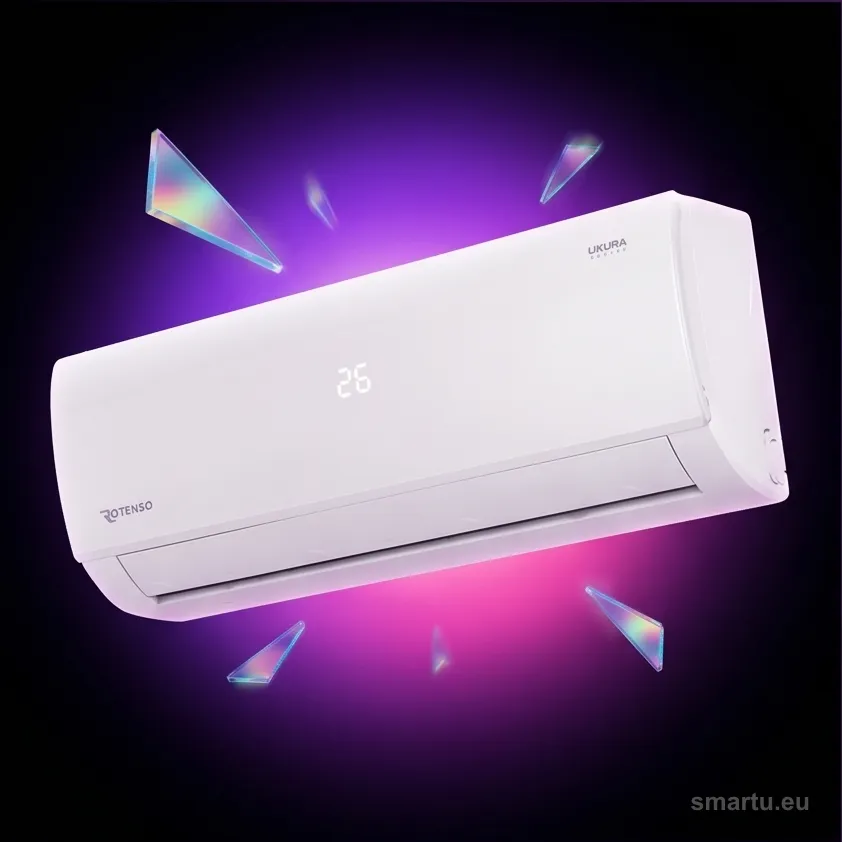 Rotenso Ukura U26Xi klimatyzator ścienny split 2,6 kW WiFi R32 A++ jednostka wewnętrzna
