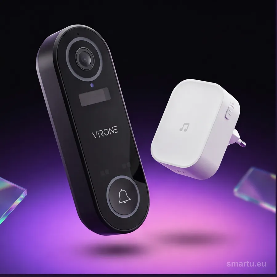 Virone VDB-1 bezprzewodowy dzwonek WiFi z kamerą Full HD Tuya IP65 akumulator 5000 mAh Virone VDB-1 bezprzewodowy dzwonek WiFi z kamerą Full HD Tuya IP65 akumulator 5000 mAh