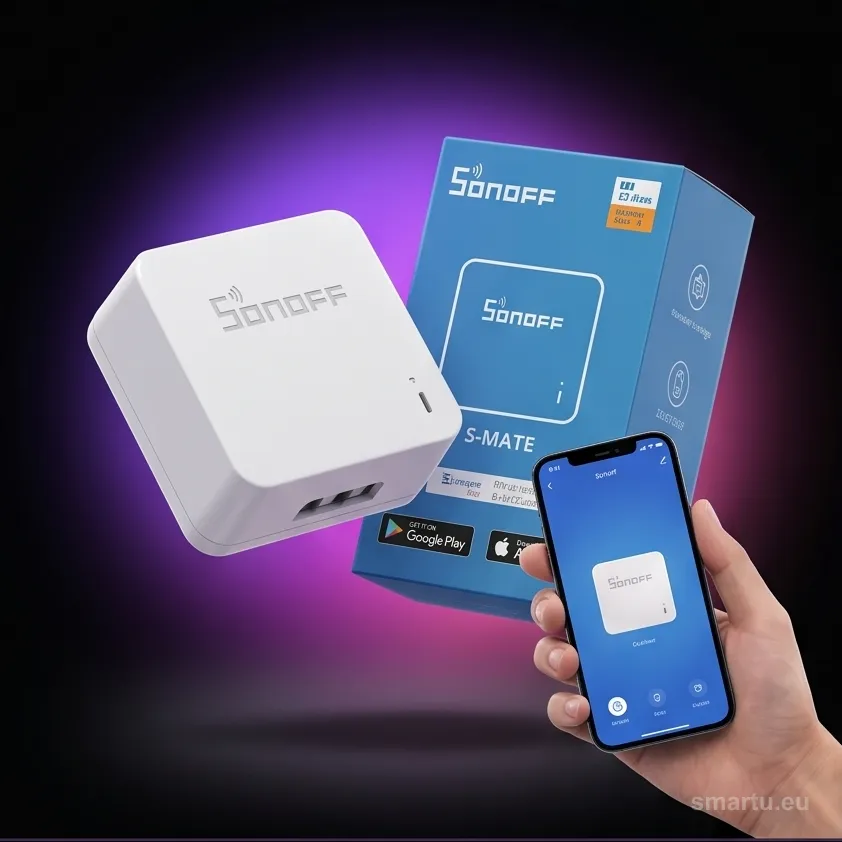 SONOFF Inteligentny pilot eWeLink Remote 3-kanałowy S-Mate SONOFF Inteligentny pilot eWeLink Remote 3-kanałowy S-Mate
