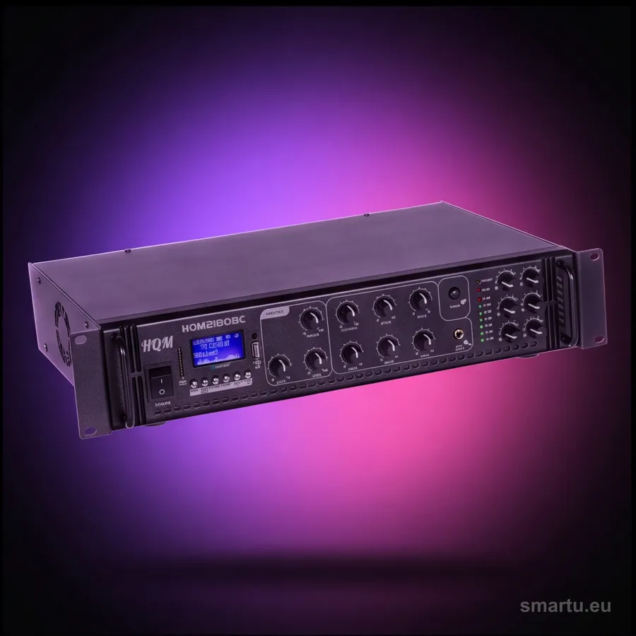 HQM2180BC wzmacniacz PA 180W FM Bluetooth MP3 USB SD 6 stref nagłośnienie radiowęzłowe rack HQM2180BC wzmacniacz PA 180W FM Bluetooth MP3 USB SD 6 stref nagłośnienie radiowęzłowe rack