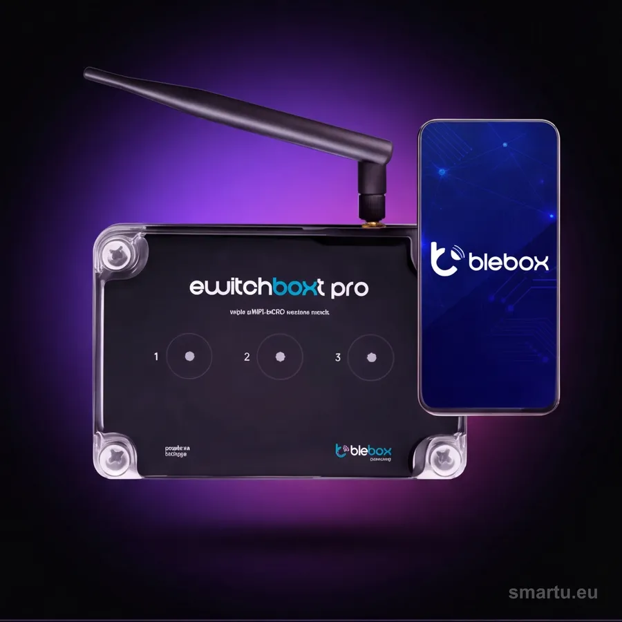 BleBox switchBoxT PRO moduł przekaźnikowy WiFi 3 wyjścia z anteną zewnętrzną BleBox switchBoxT PRO moduł przekaźnikowy WiFi 3 wyjścia z anteną zewnętrzną