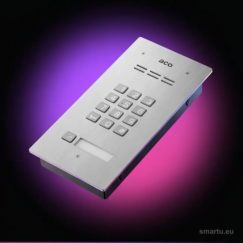 ACO COMO-PRO-CODE-A1 cyfrowy panel domofonowy audio 1 przycisk RFID zamek szyfrowy podtynkowy PRO ACO COMO-PRO-CODE-A1 cyfrowy panel domofonowy audio 1 przycisk RFID zamek szyfrowy podtynkowy PRO