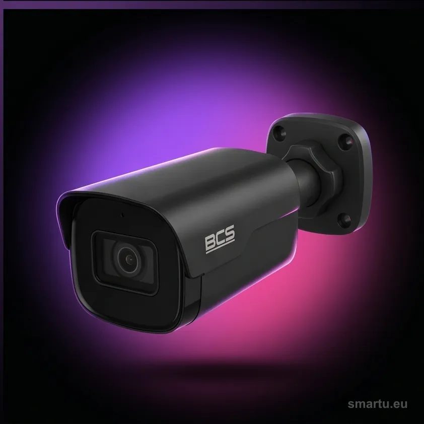 BCS Point BCS-P-TIP24FSR4-AI2-G kamera tuba IP 4Mpx grafitowa IR40 PoE mikrofon AI BCS Point BCS-P-TIP24FSR4-AI2-G kamera tuba IP 4Mpx grafitowa IR40 PoE mikrofon AI