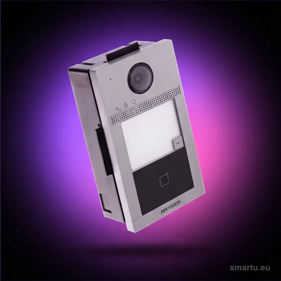 Hikvision DS-KV8113-WME1 Flush stacja bramowa podtynkowa IP Villa 2MP RFID WiFi IP65 PoE