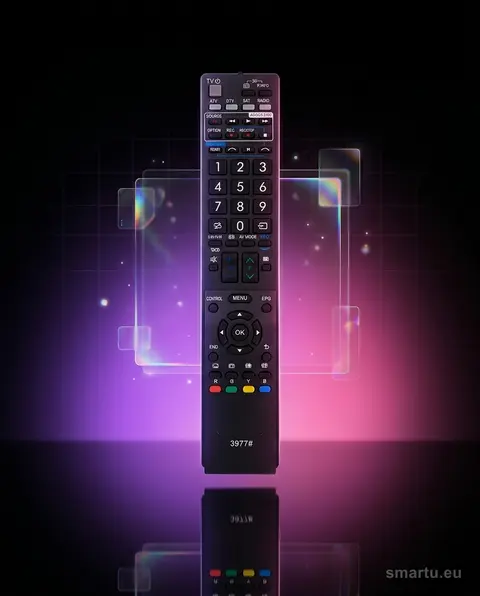 Pilot LCD SHARP II uniwersalny do TV VCR DVR, sterowanie 8m Pilot LCD SHARP II uniwersalny do TV VCR DVR, sterowanie 8m