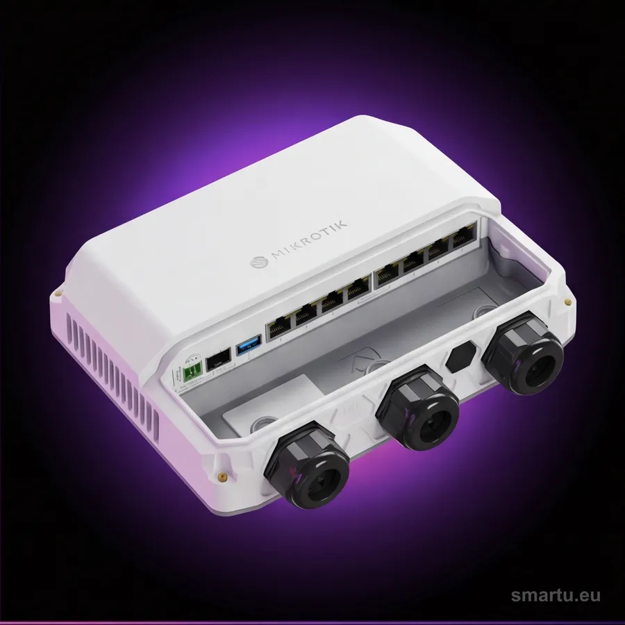 MIKROTIK ROUTERBOARD RB5009UPr+S+OUT — ujęcie 1