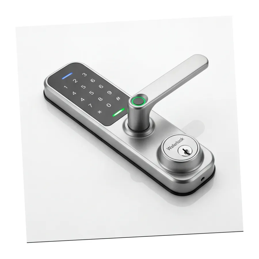 Klamka elektroniczna WFE L701 z klawiaturą 72mm INOX Klamka elektroniczna WFE L701 z klawiaturą 72mm INOX