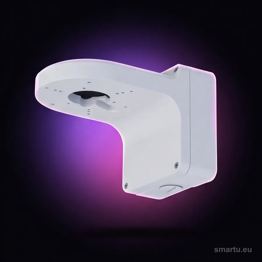 Uchwyt ścienny Dahua PFB206W z puszką, aluminium, do kamer kopułowych HDW Uchwyt ścienny Dahua PFB206W z puszką, aluminium, do kamer kopułowych HDW