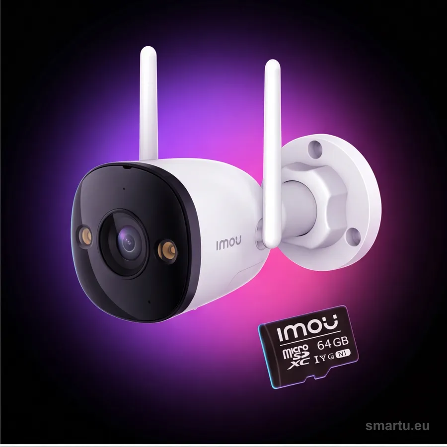 Kamera IP Imou bullet 3 5MP Wi-Fi IR30 z kartą pamięci 64GB Kamera IP Imou bullet 3 5MP Wi-Fi IR30 z kartą pamięci 64GB