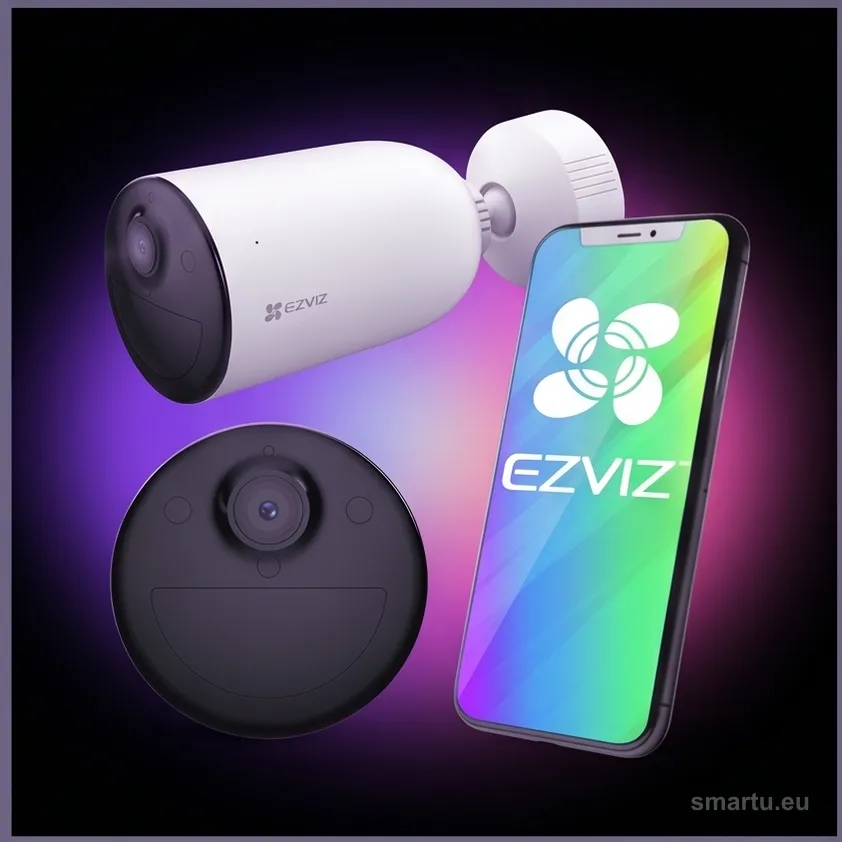 Kamera akumulatorowa EZVIZ HB3 3MP 2K WiFi HaLow, IP65, noktowizor kolor, PIR, bateria 5200 mAh Kamera akumulatorowa EZVIZ HB3 3MP 2K WiFi HaLow, IP65, noktowizor kolor, PIR, bateria 5200 mAh