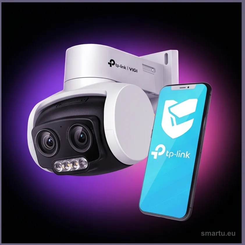 Kamera IP TP-Link VIGI C540V 4MP dwuobiektywowa, obrotowa, zoom 3x, kolor 24h, IP66, PoE Kamera IP TP-Link VIGI C540V 4MP dwuobiektywowa, obrotowa, zoom 3x, kolor 24h, IP66, PoE