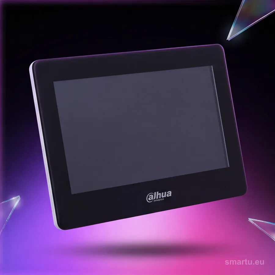 DAHUA VTH5421HB-W monitor wideodomofonu IP 7 cali dotykowy WiFi PoE czarny SIP