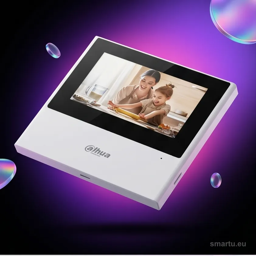 DAHUA VTH2612L-W monitor wideodomofonu 4,3 cala LCD Wi-Fi 2-Wire dotykowy DAHUA VTH2612L-W monitor wideodomofonu 4,3 cala LCD Wi-Fi 2-Wire dotykowy