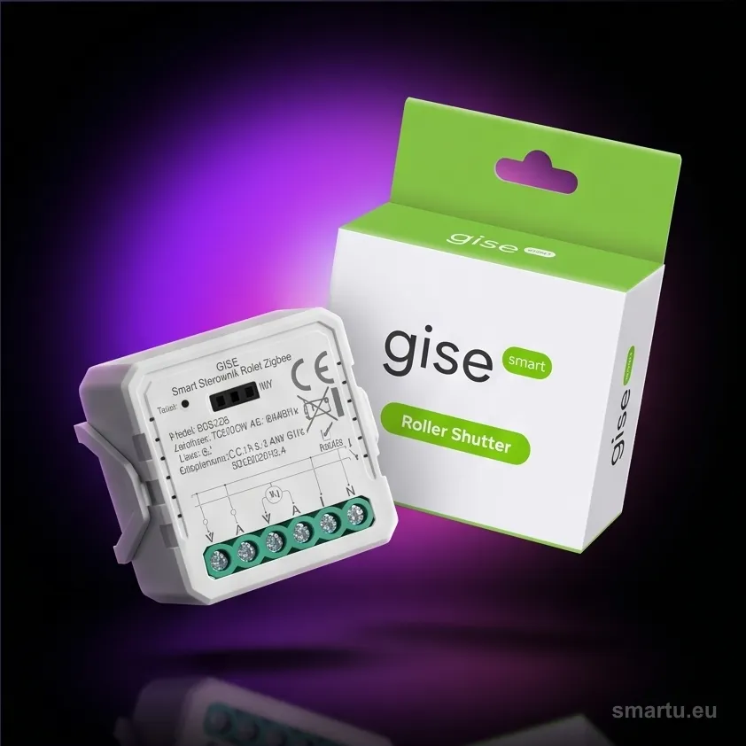 GISE Smart Sterownik roletowy Zigbee | Tuya | GRS-ZB GISE Smart Sterownik roletowy Zigbee | Tuya | GRS-ZB