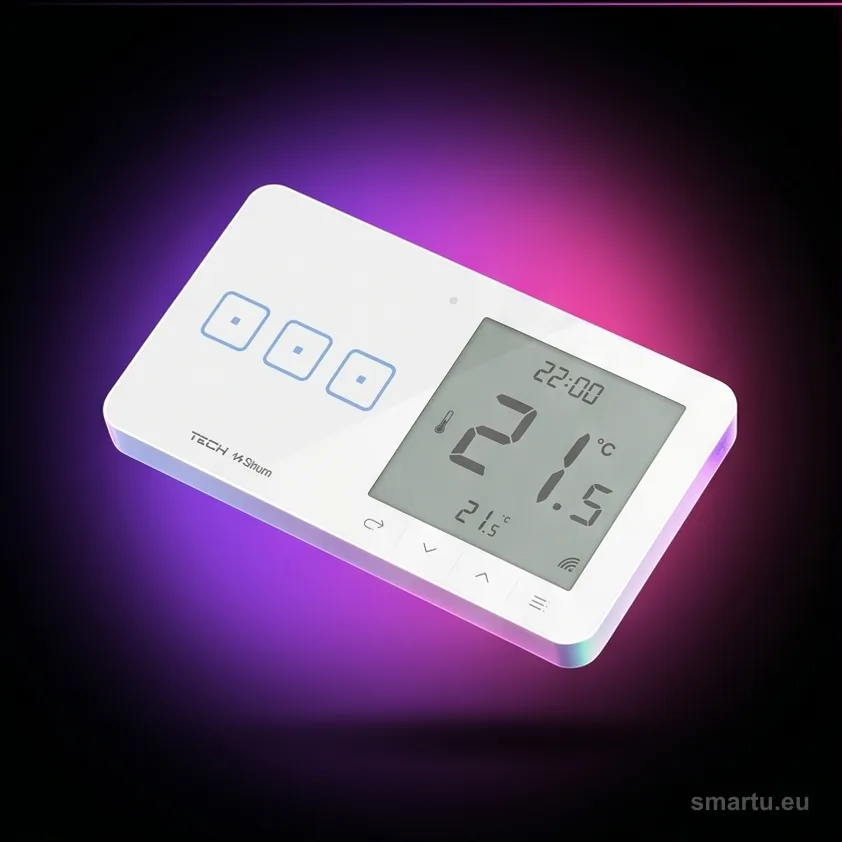 Tech Sterowniki Sinum WSR-03L bezprzewodowy włącznik potrójny z regulatorem pokojowym czarny dotykowy szklany smart home Tech Sterowniki Sinum WSR-03L bezprzewodowy włącznik potrójny z regulatorem pokojowym czarny dotykowy szklany smart home