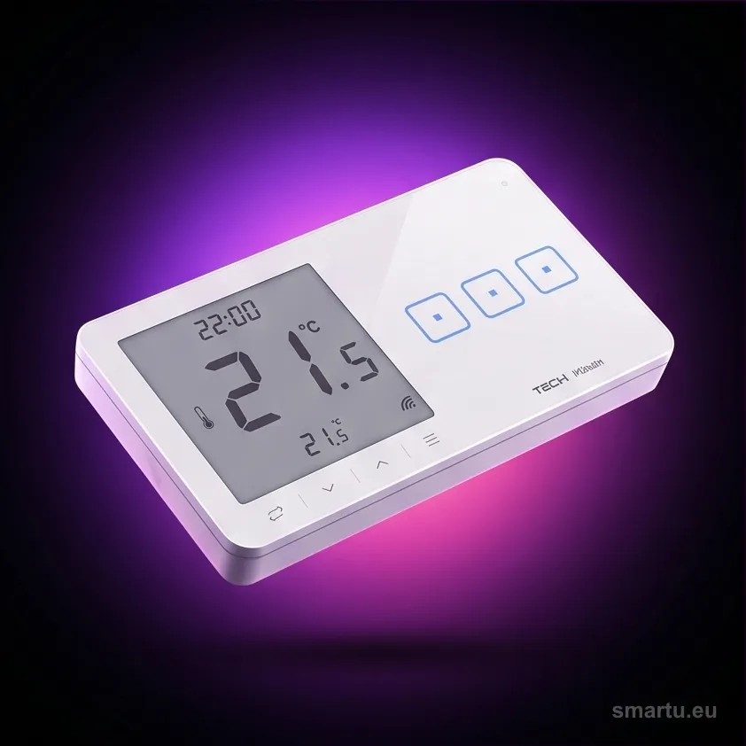 Tech Sterowniki Sinum WSR-03ML przewodowy włącznik potrójna z regulatorem pokojowym czarny dotykowy szklany smart home Tech Sterowniki Sinum WSR-03ML przewodowy włącznik potrójna z regulatorem pokojowym czarny dotykowy szklany smart home