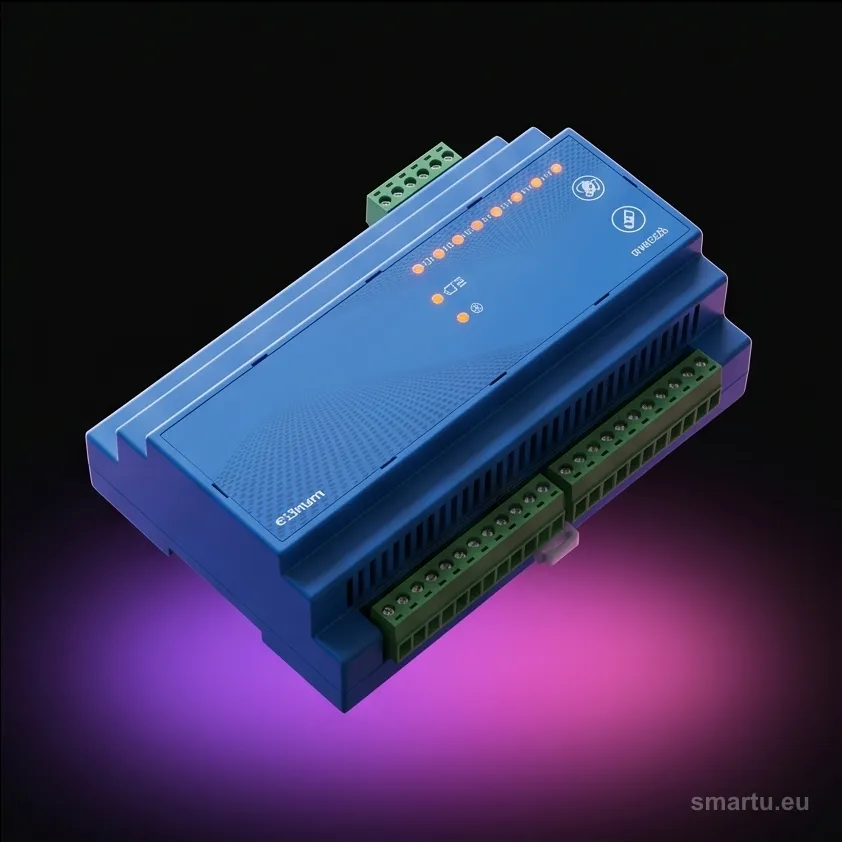 Moduł przekaźnikowy TECH PS-08 230 na szynę DIN, 8 wyjść 230 V, bezprzewodowy, system Sinum Moduł przekaźnikowy TECH PS-08 230 na szynę DIN, 8 wyjść 230 V, bezprzewodowy, system Sinum