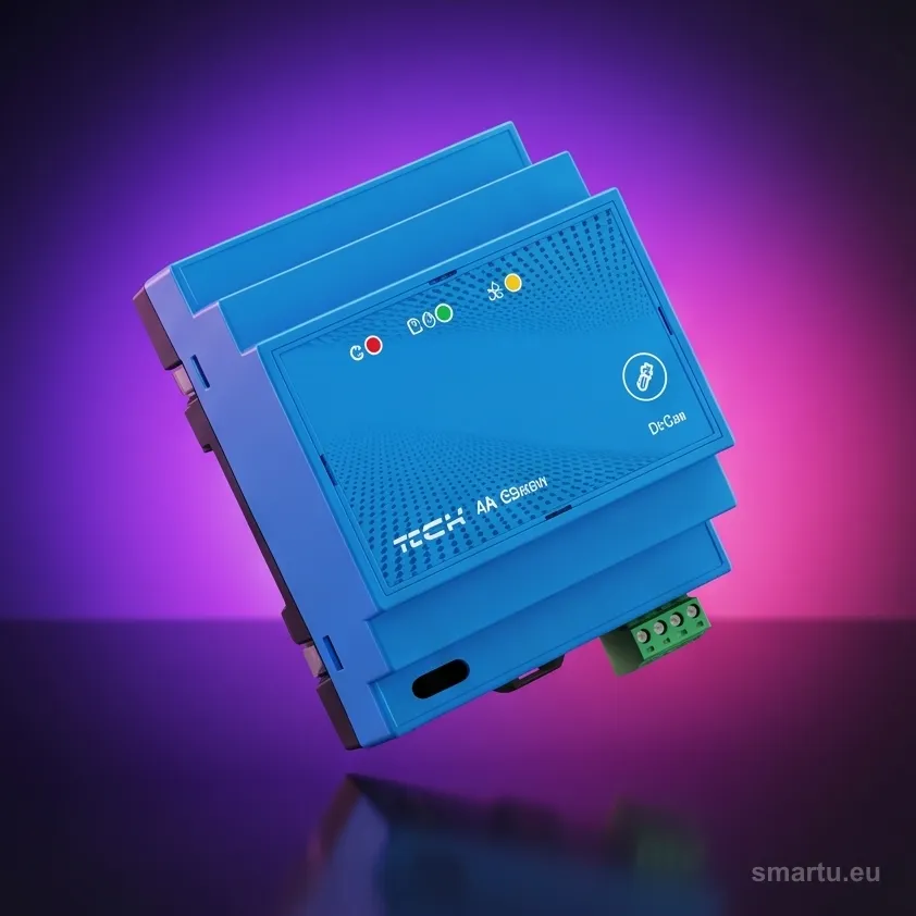 TECH EX-S1m extender przewodowy Sinum na szynę DIN, magistrala SBUS, łącze LAN/WiFi TECH EX-S1m extender przewodowy Sinum na szynę DIN, magistrala SBUS, łącze LAN/WiFi