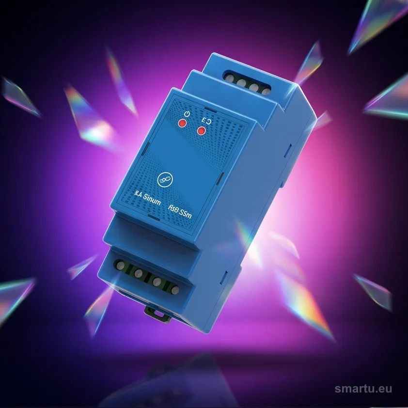 Moduł RGBWW TECH RGB-S5m do taśm LED, 5 kanałów, szyna DIN, SBUS, 12-24V DC Moduł RGBWW TECH RGB-S5m do taśm LED, 5 kanałów, szyna DIN, SBUS, 12-24V DC
