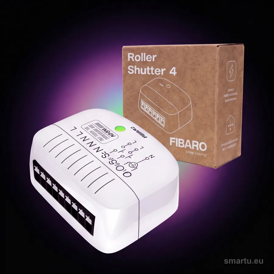 FIBARO Roller Shutter 4 FGR-224 moduł sterowania roletami Z-Wave 800, pomiar energii FIBARO Roller Shutter 4 FGR-224 moduł sterowania roletami Z-Wave 800, pomiar energii