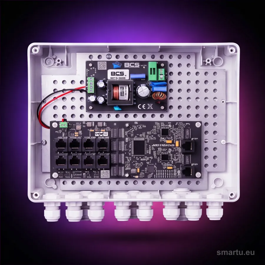 Zestaw do zasilania kamer IP BCS POWER BCS-IP8Gb/Z/E-S — ujęcie 1