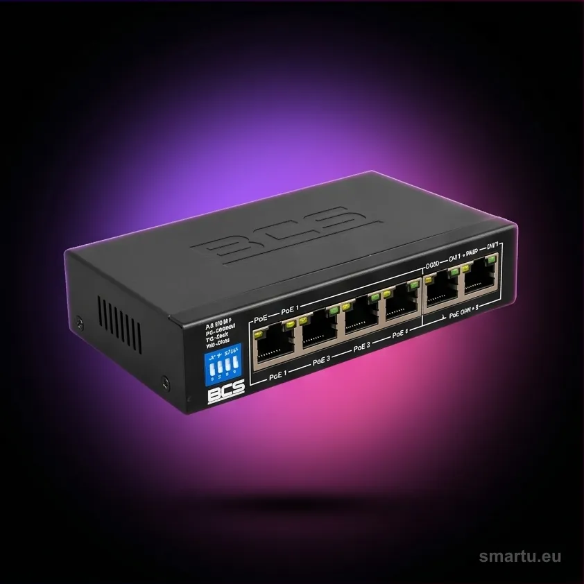 Switch PoE BCS BASIC BCS-B-SP04G02G Switch PoE BCS BASIC BCS-B-SP04G02G