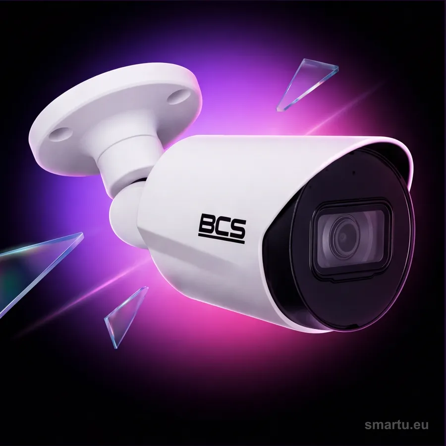 Kamera BCS-TA18FWR3(2) tubowa 4w1 8 Mpx, 2.8mm, IR 30m, mikrofon, IP67, biała