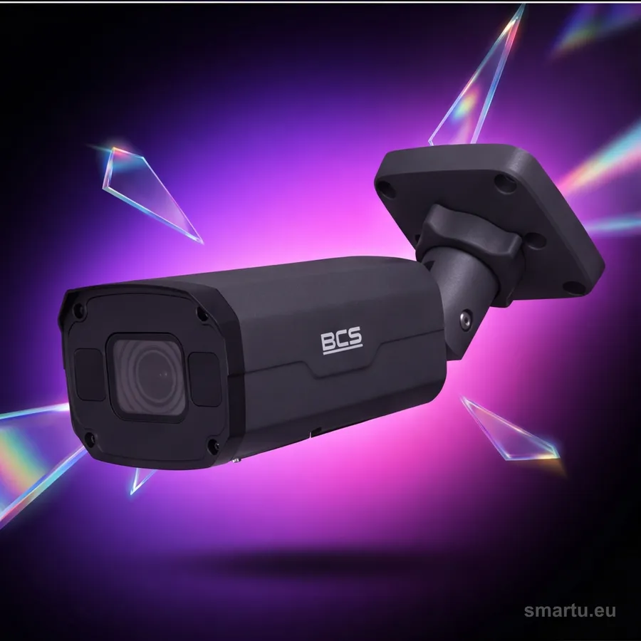BCS POINT BCS-P-TIP55VSR5-Ai2-G kamera IP tubowa 5MP Starlight motozoom 2.7-13.5mm AI IP67 grafitowa BCS POINT BCS-P-TIP55VSR5-Ai2-G kamera IP tubowa 5MP Starlight motozoom 2.7-13.5mm AI IP67 grafitowa