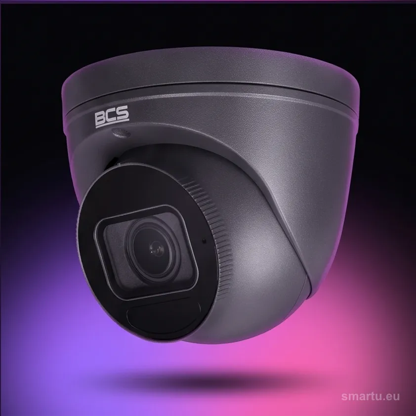 BCS Point BCS-P-EIP54VSR4-Ai2-G kamera kopułkowa IP 4Mpx motozoom 2.7-13.5mm IR 40m WDR wandałoodporna grafit BCS Point BCS-P-EIP54VSR4-Ai2-G kamera kopułkowa IP 4Mpx motozoom 2.7-13.5mm IR 40m WDR wandałoodporna grafit
