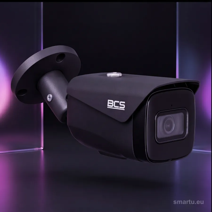 BCS LINE BCS-L-TIP25FSR5-Ai1-G kamera tubowa IP 5Mpx 2,8mm IR 50m analityka Starlight grafitowa mikrofon microSD