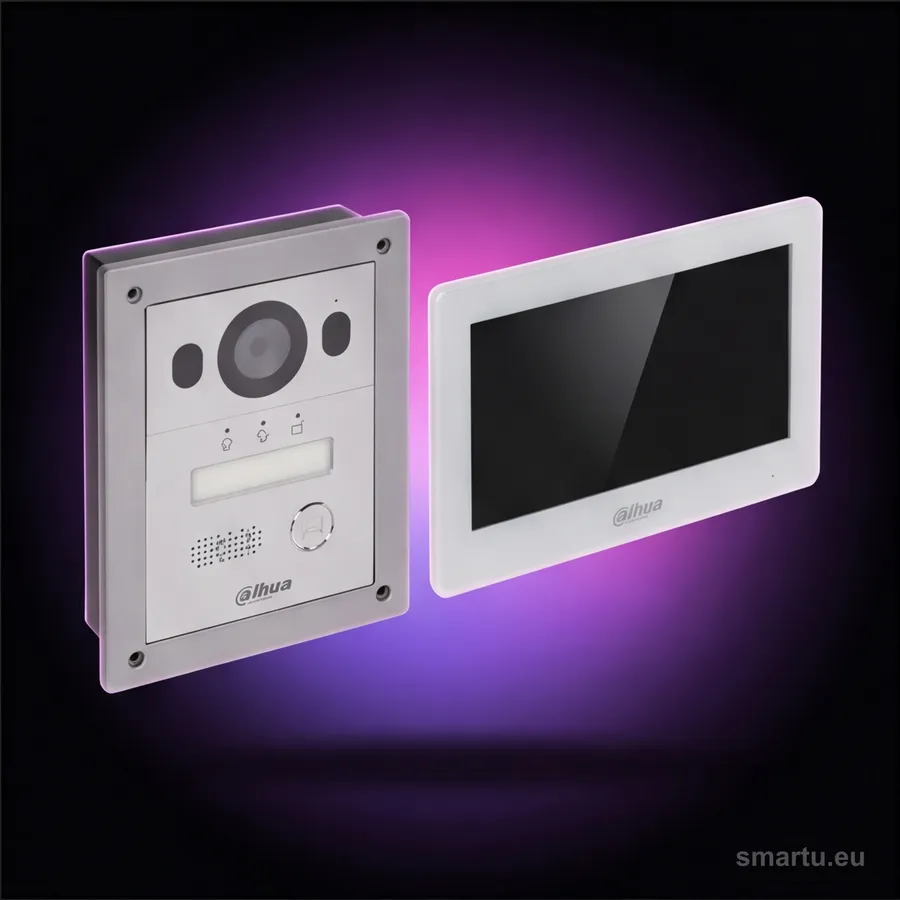 Dahua KTX01(F) zestaw wideodomofonu 2-wire podtynkowy monitor 7 cali WiFi VTH5123H-W VTO2003F