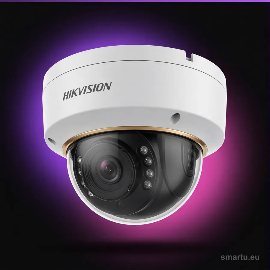 Hikvision DS-2CE70DF3T-LMFS kamera kopułowa 2MP ColorVu, 4w1, kolor w nocy, mikrofon, IP67