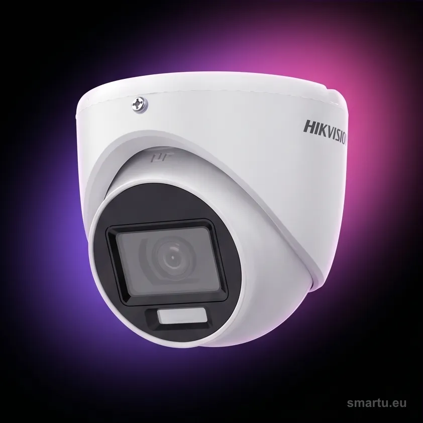 Kamera 4w1 Hikvision DS-2CE76U0T-LMF 8MP turret, białe światło, mikrofon, IP67, 2.8mm Kamera 4w1 Hikvision DS-2CE76U0T-LMF 8MP turret, białe światło, mikrofon, IP67, 2.8mm