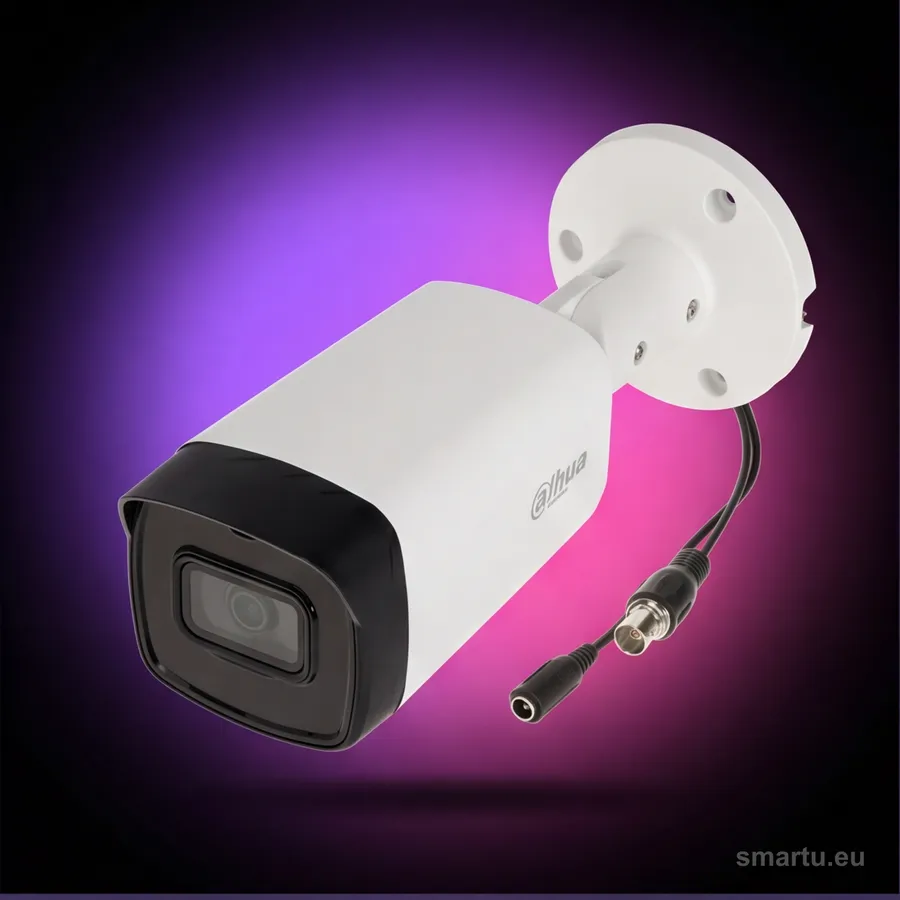 Kamera 4w1 Dahua HAC-HFW1200TH-I8-A 2MP, IR 80 m, mikrofon, IP67, obiektyw 3,6 mm Kamera 4w1 Dahua HAC-HFW1200TH-I8-A 2MP, IR 80 m, mikrofon, IP67, obiektyw 3,6 mm