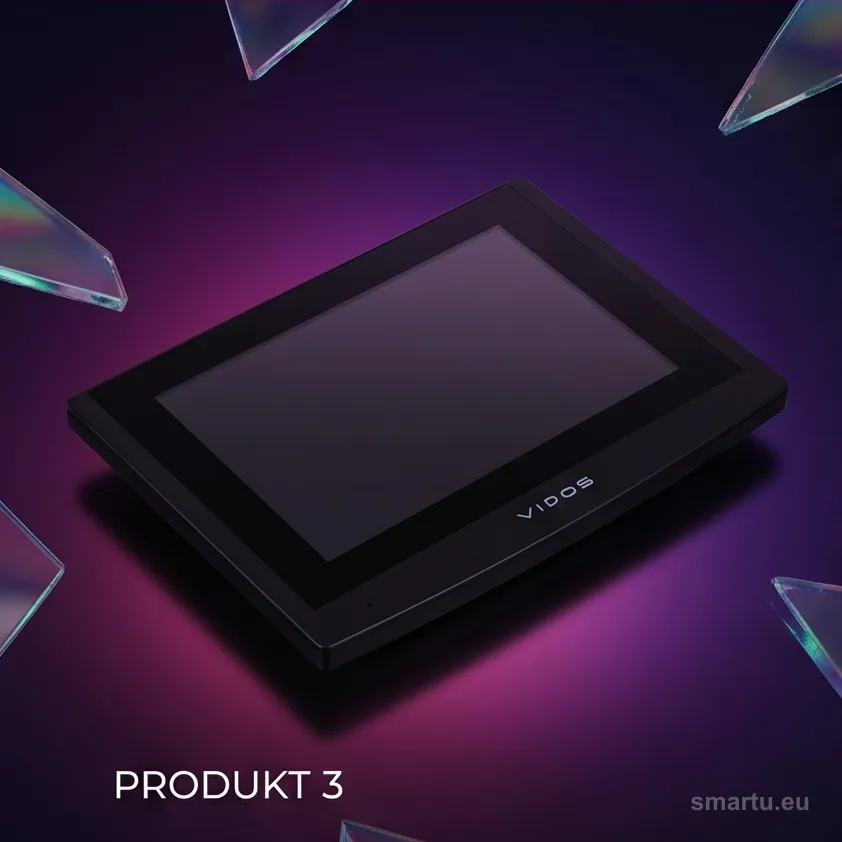 VIDOS 2IP M200B monitor wideodomofonu 7 cali dotykowy IP microSD dwużylowy VIDOS 2IP M200B monitor wideodomofonu 7 cali dotykowy IP microSD dwużylowy