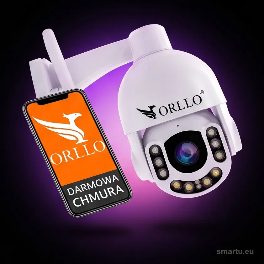 Kamera IP Orllo Z7 Pro zewnętrzna obrotowa GSM 4MPx Kamera IP Orllo Z7 Pro zewnętrzna obrotowa GSM 4MPx