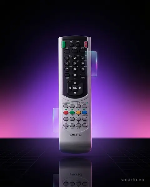 Pilot uniwersalny e-MAK SAT programowalny dekodery satelitarne Polsat Cyfra+ Pilot uniwersalny e-MAK SAT programowalny dekodery satelitarne Polsat Cyfra+